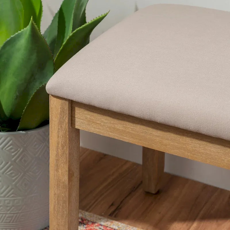 Banc de salle à manger sans dossier Jepson Boho