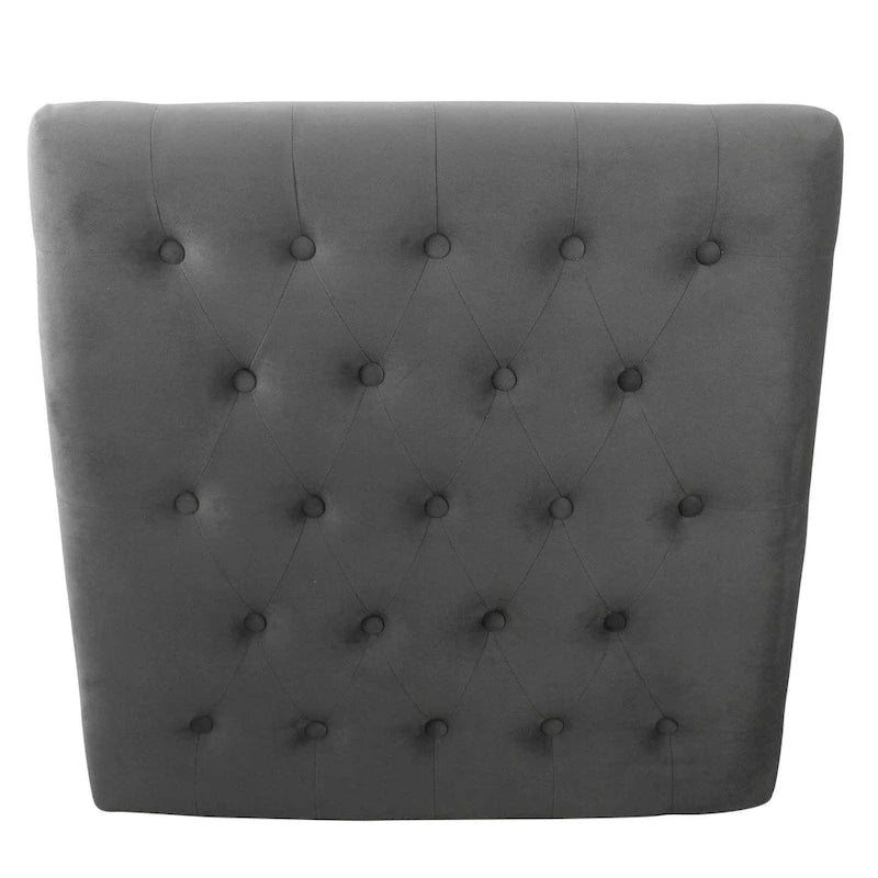 Pouf carré de cocktail avec plateau capitonné HomePop
