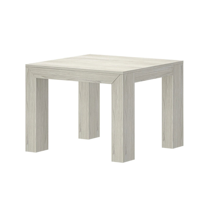Table d'angle carrée moderne Planche et Poutre - 32