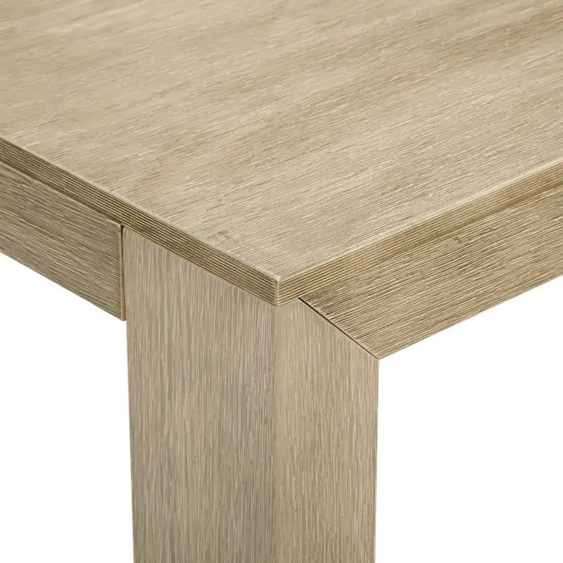 Table d'angle carrée moderne Planche et Poutre - 32