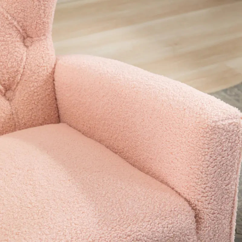 Fauteuil à bascule capitonné Fauteuil à bascule d'appoint