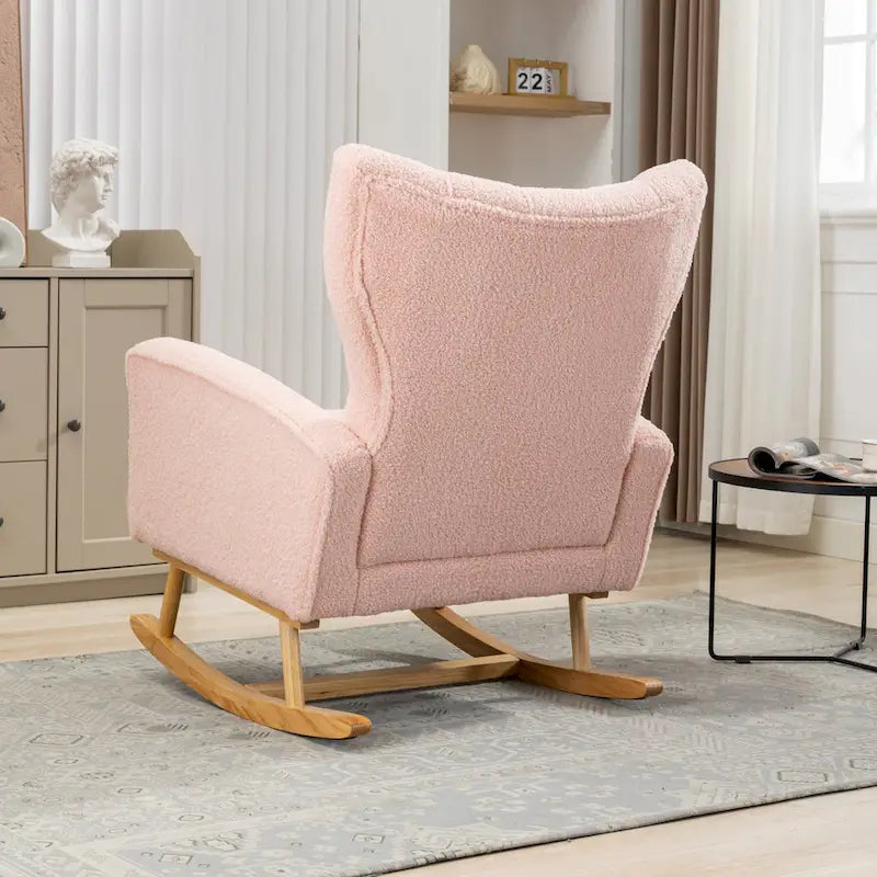 Fauteuil à bascule capitonné Fauteuil à bascule d'appoint
