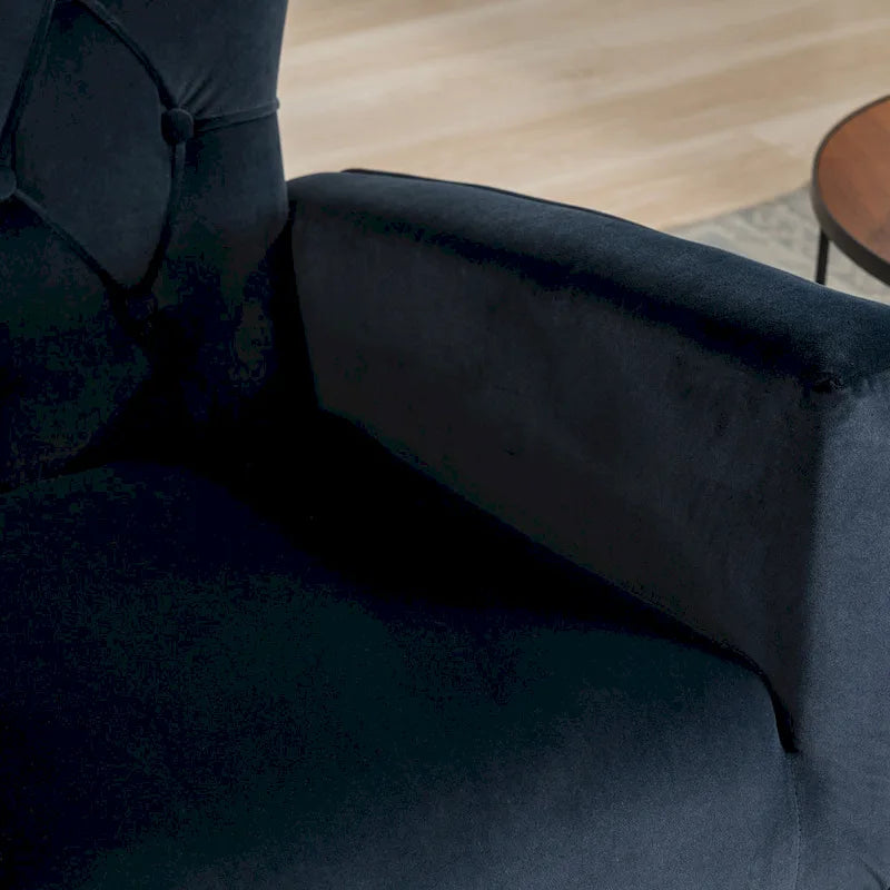 Fauteuil à bascule capitonné Fauteuil à bascule d'appoint