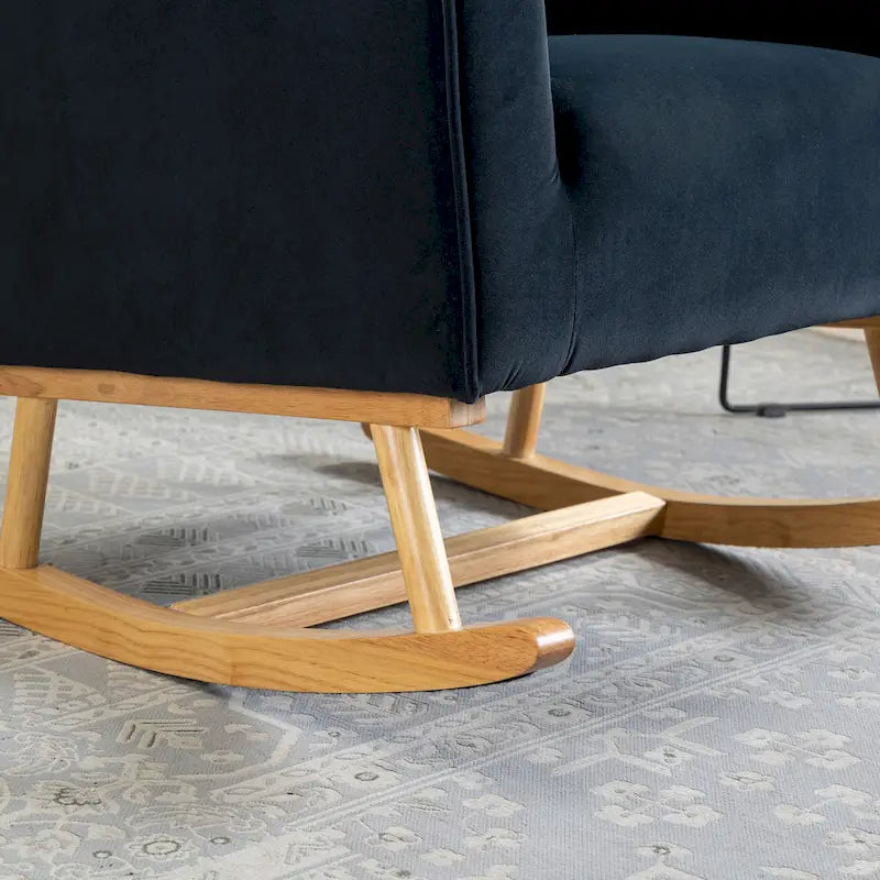 Fauteuil à bascule capitonné Fauteuil à bascule d'appoint