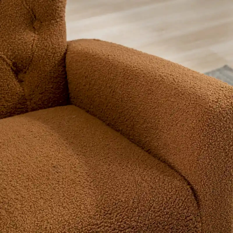 Fauteuil à bascule capitonné Fauteuil à bascule d'appoint