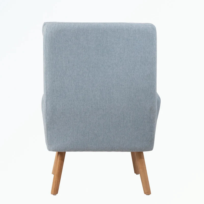 Fauteuil d'appoint et son pouf, avec dossier réglable