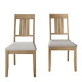 Chaises de salle à manger classiques en bois CraftPorch (lot de 2) - S.O.
