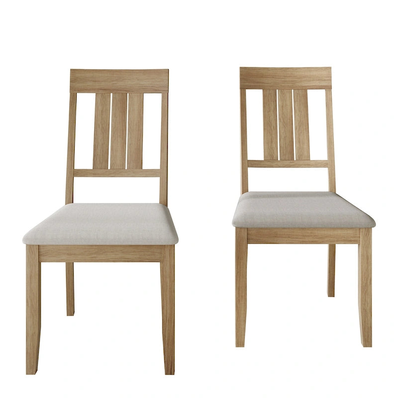 Chaises de salle à manger classiques en bois CraftPorch (lot de 2) - S.O.
