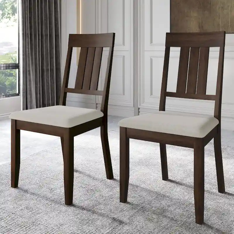 Chaises de salle à manger classiques en bois CraftPorch (lot de 2) - S.O.