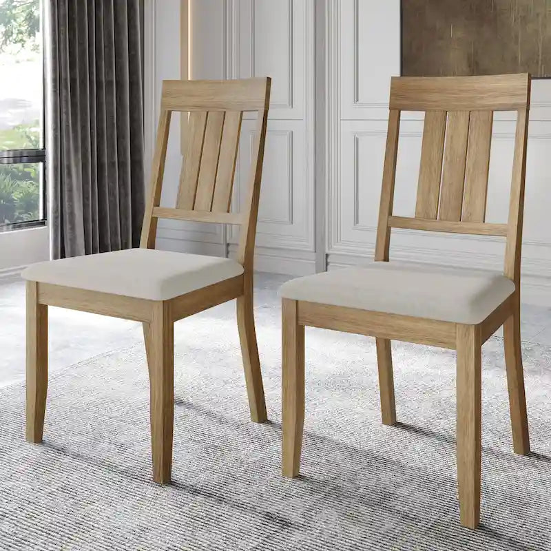 Chaises de salle à manger classiques en bois CraftPorch (lot de 2) - S.O.
