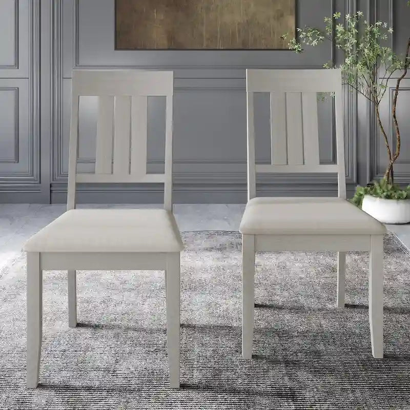 Chaises de salle à manger classiques en bois CraftPorch (lot de 2) - S.O.