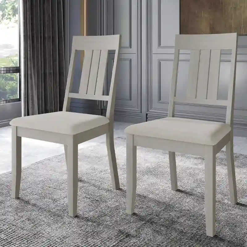 Chaises de salle à manger classiques en bois CraftPorch (lot de 2) - S.O.