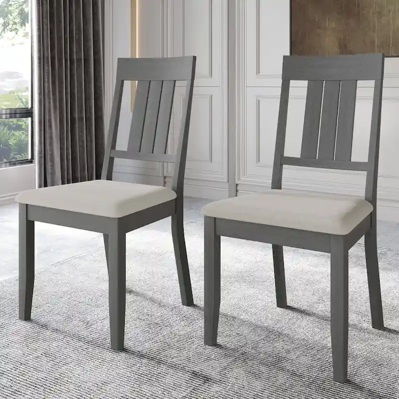 Chaises de salle à manger classiques en bois CraftPorch (lot de 2) - S.O.
