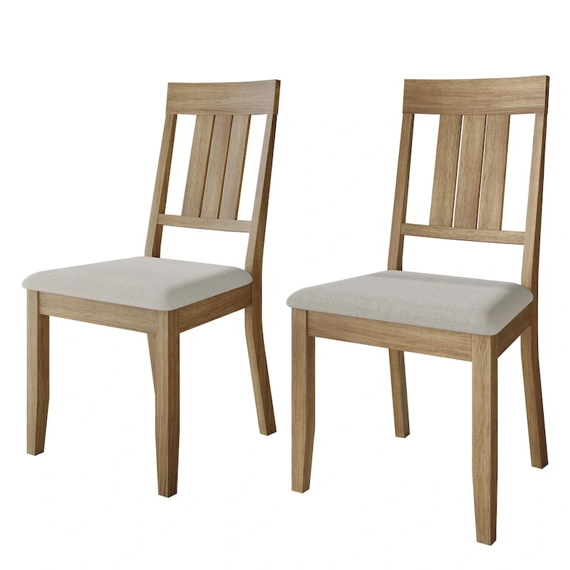 Chaises de salle à manger classiques en bois CraftPorch (lot de 2) - S.O.