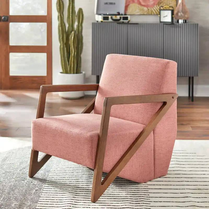 Chaise triangulaire du milieu du siècle Simple Living Pamela
