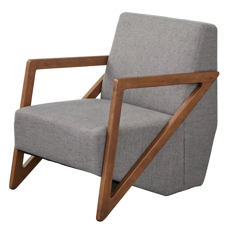 Chaise triangulaire du milieu du siècle Simple Living Pamela