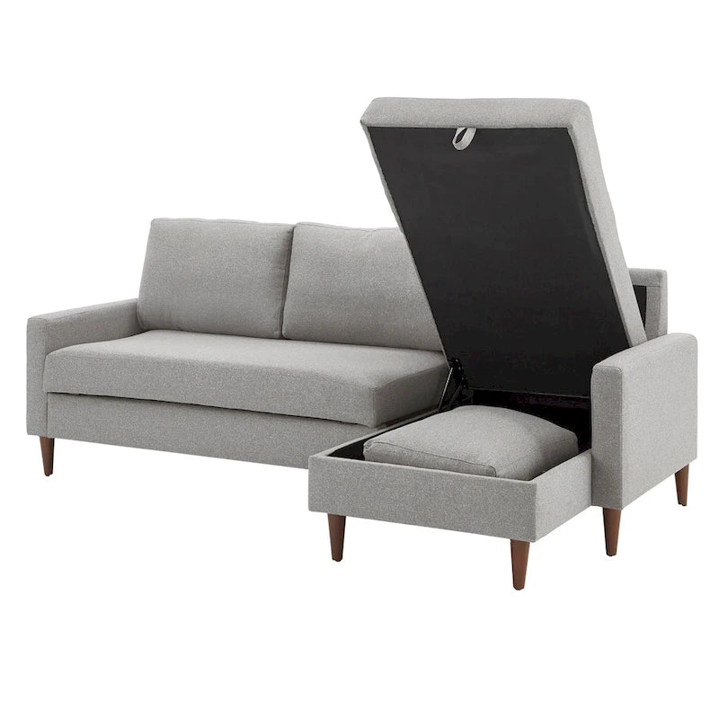 Canapé convertible Parker avec méridienne de rangement à droite iNSPIRE Q Modern