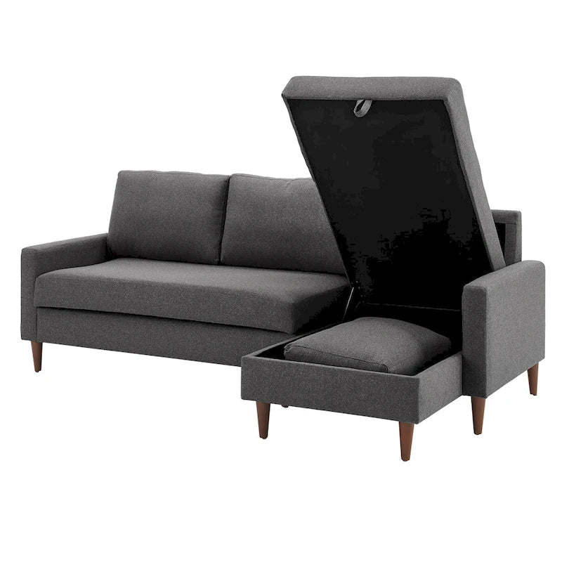 Canapé convertible Parker avec méridienne de rangement à droite iNSPIRE Q Modern
