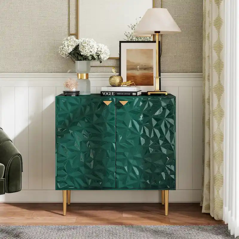 Clihome Armoire de rangement d'appoint à 2 portes