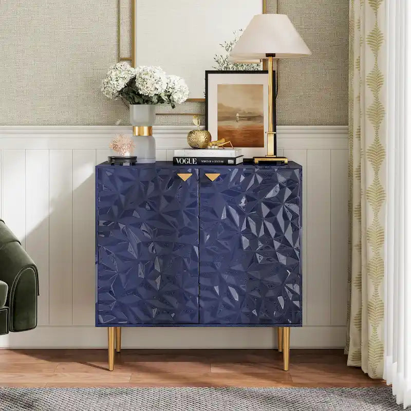 Clihome Armoire de rangement d'appoint à 2 portes