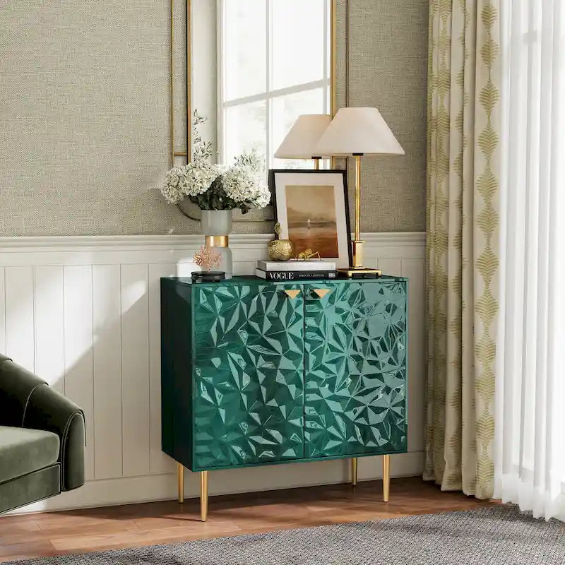 Clihome Armoire de rangement d'appoint à 2 portes