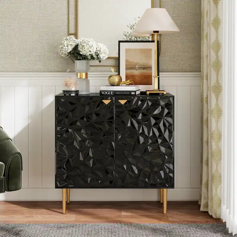 Clihome Armoire de rangement d'appoint à 2 portes