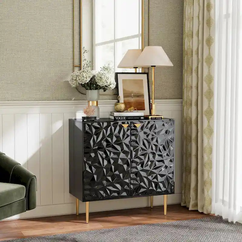 Clihome Armoire de rangement d'appoint à 2 portes