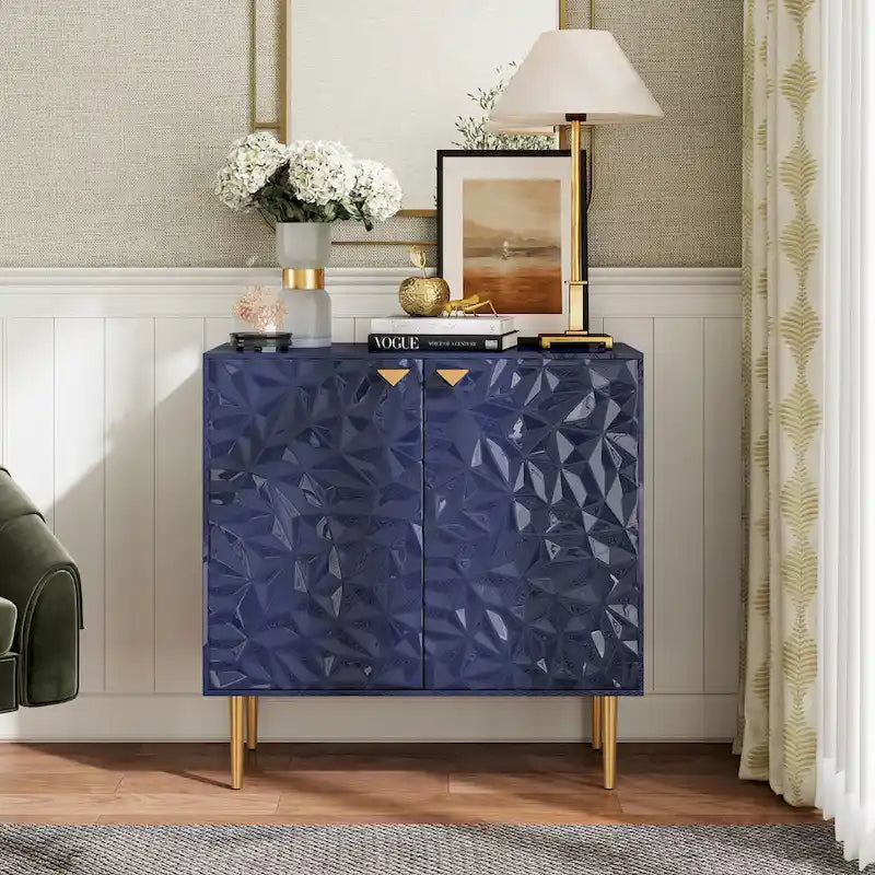 Clihome Armoire de rangement d'appoint à 2 portes