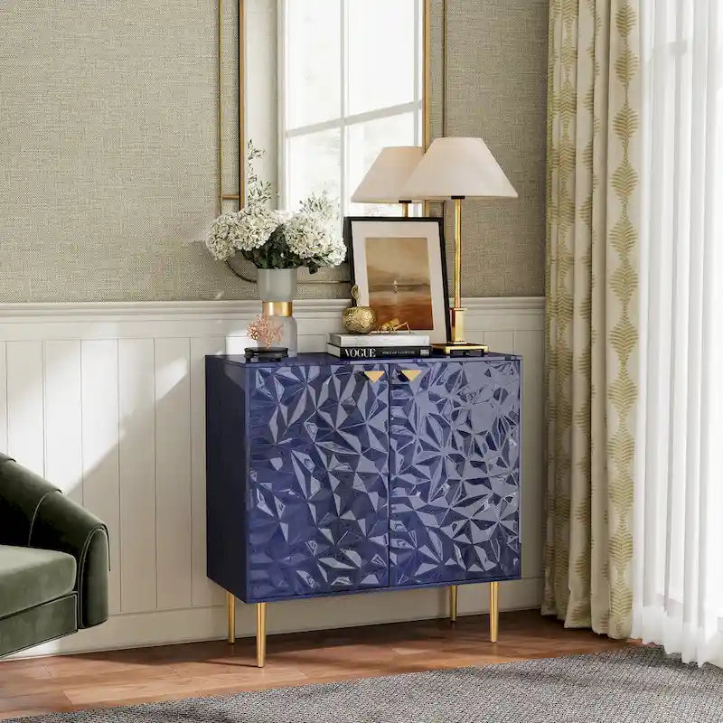 Clihome Armoire de rangement d'appoint à 2 portes