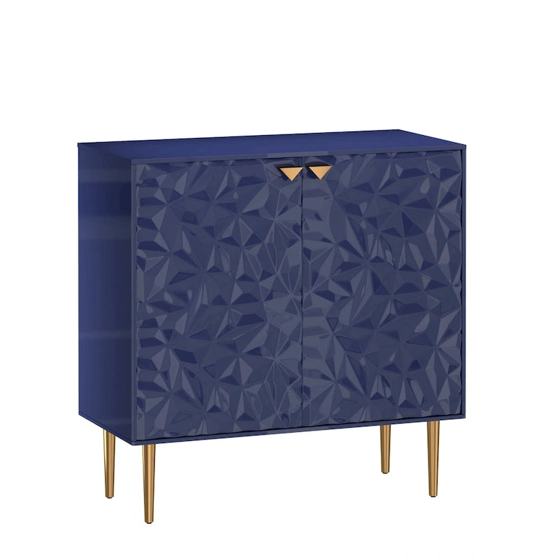 Clihome Armoire de rangement d'appoint à 2 portes