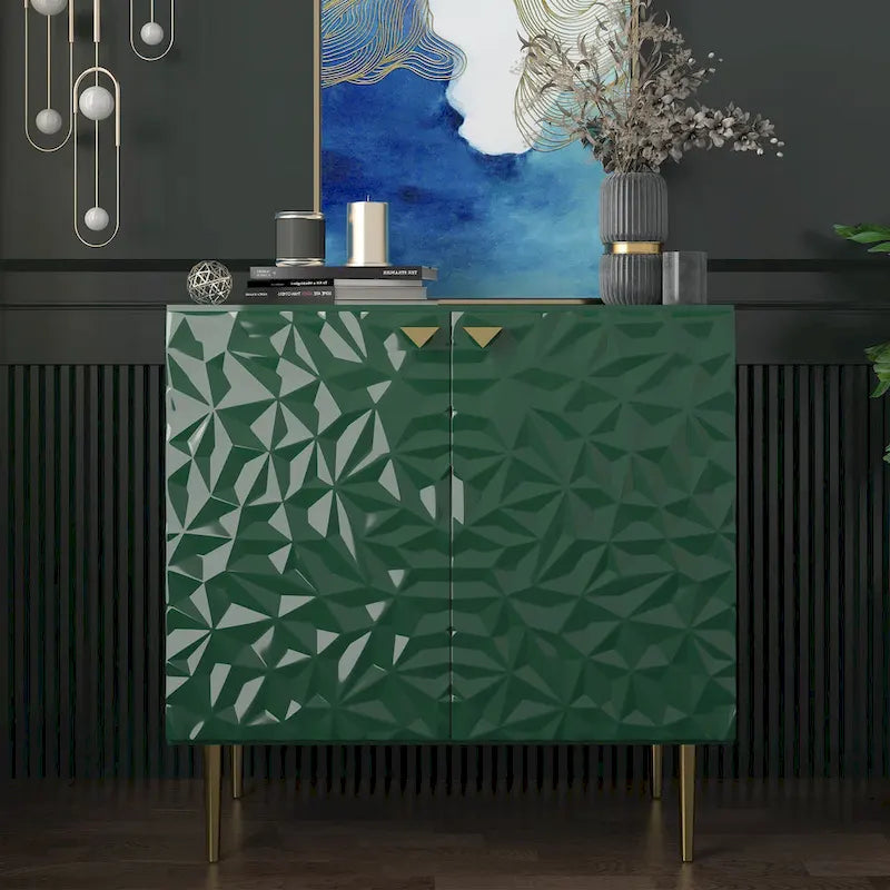Clihome Armoire de rangement d'appoint à 2 portes