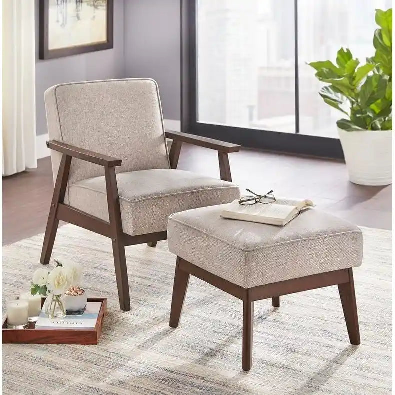 Ensemble chaise et repose-pieds Sonia de Simple Living