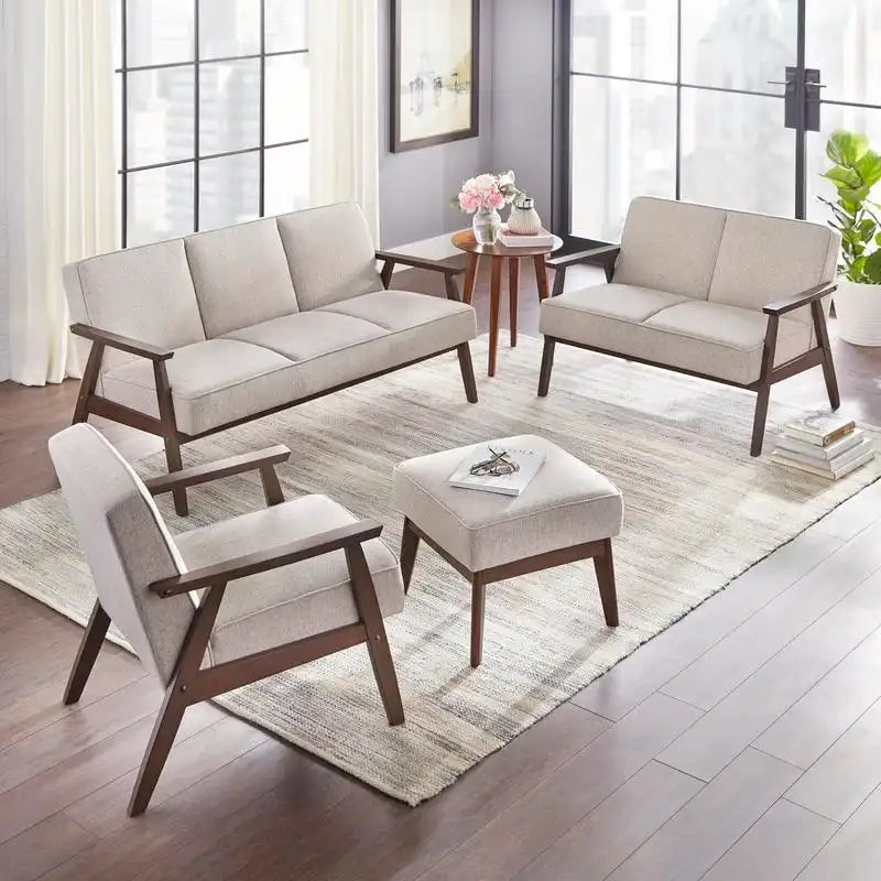 Ensemble chaise et repose-pieds Sonia de Simple Living