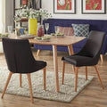 Chaise de salle à manger Sasha à dossier barillet en chêne (ensemble de 2) par iNSPIRE Q Modern - Ensemble de 2