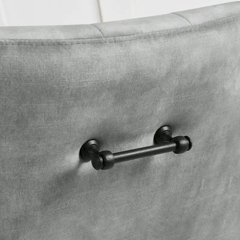 Corvus Abigail - Fauteuil d'appoint rembourré avec pieds en métal