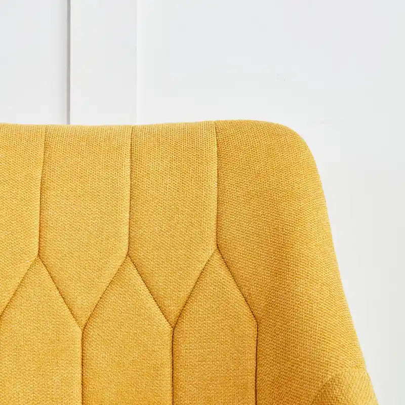 Corvus Abigail - Fauteuil d'appoint rembourré avec pieds en métal