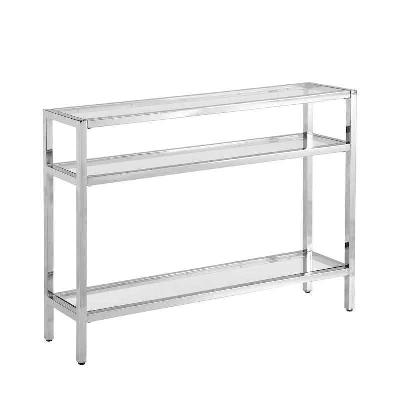 Carolina Living Chrysalis - Console 3 plateaux en verre - Or