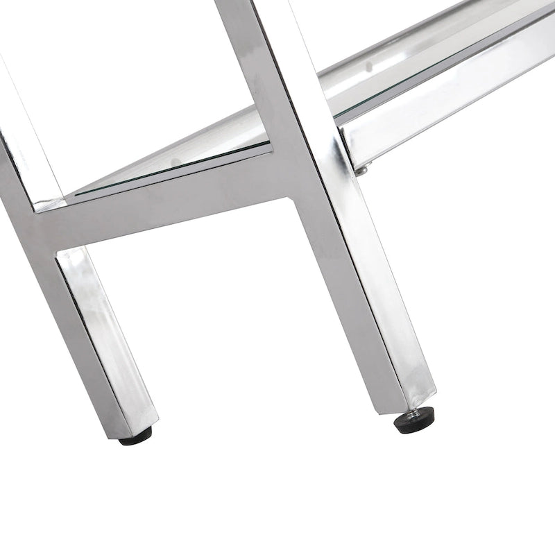 Carolina Living Chrysalis - Console 3 plateaux en verre - Or