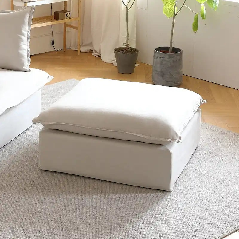 123 Canapé d'angle rembourré en velours minimaliste