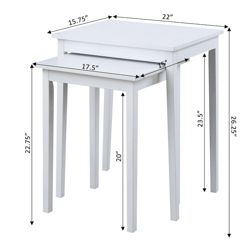 Tables gigognes American Heritage de Convenience Concepts