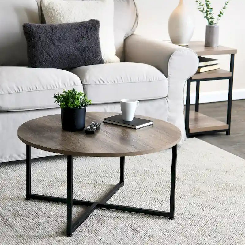 Table basse ronde Household Essentials - 31,5