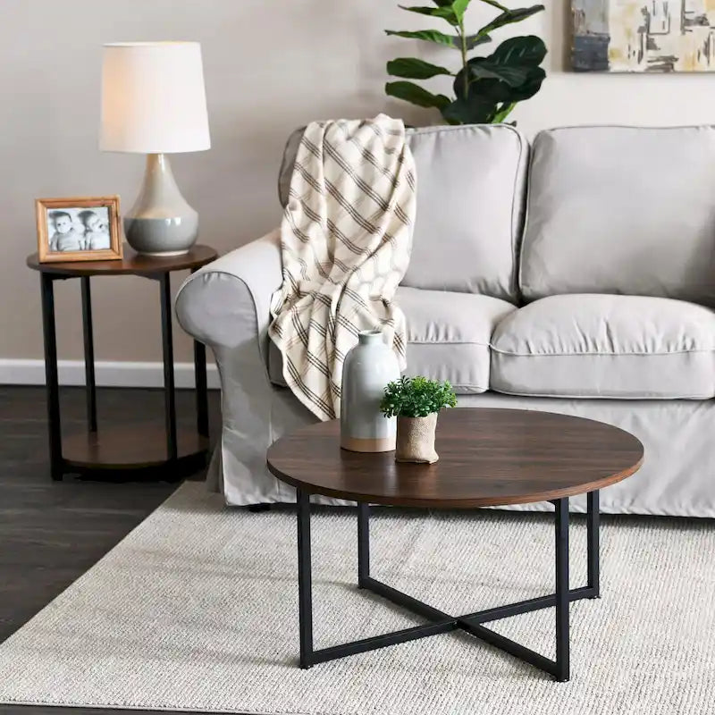 Table basse ronde Household Essentials - 31,5