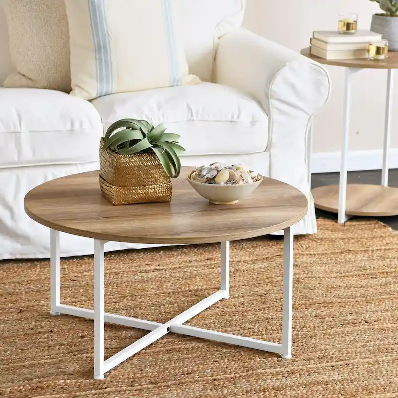 Table basse ronde Household Essentials - 31,5