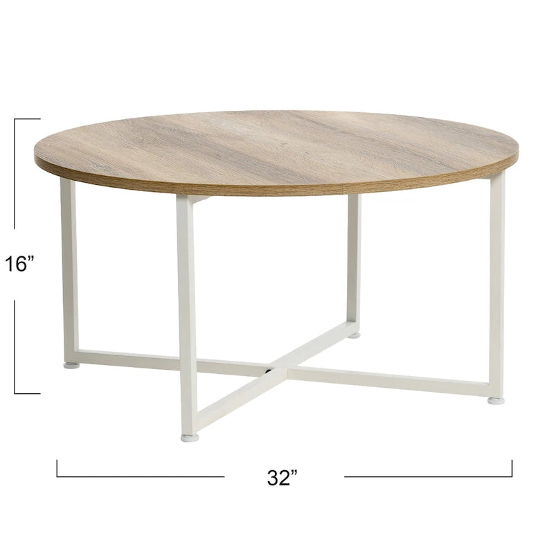 Table basse ronde Household Essentials - 31,5