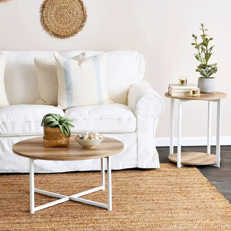 Table basse ronde Household Essentials - 31,5
