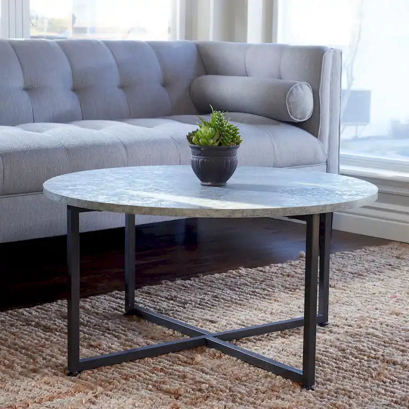 Table basse ronde Household Essentials - 31,5