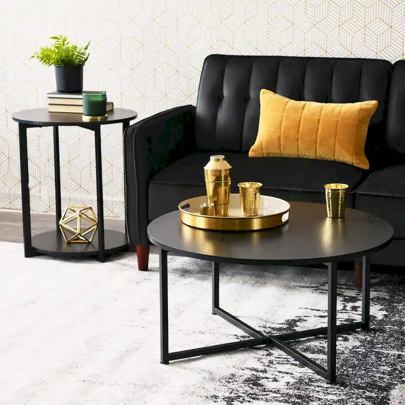 Table basse ronde Household Essentials - 31,5