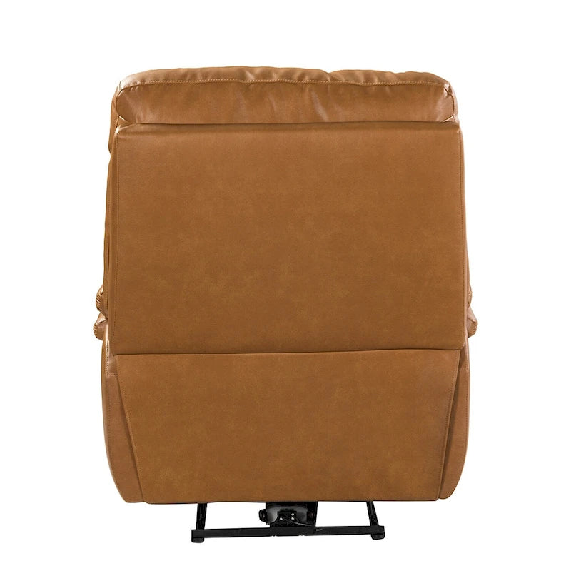 Fauteuil inclinable électrique en cuir véritable Mercedes avec coussin rembourré