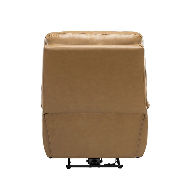 Fauteuil inclinable électrique en cuir véritable Mercedes avec coussin rembourré