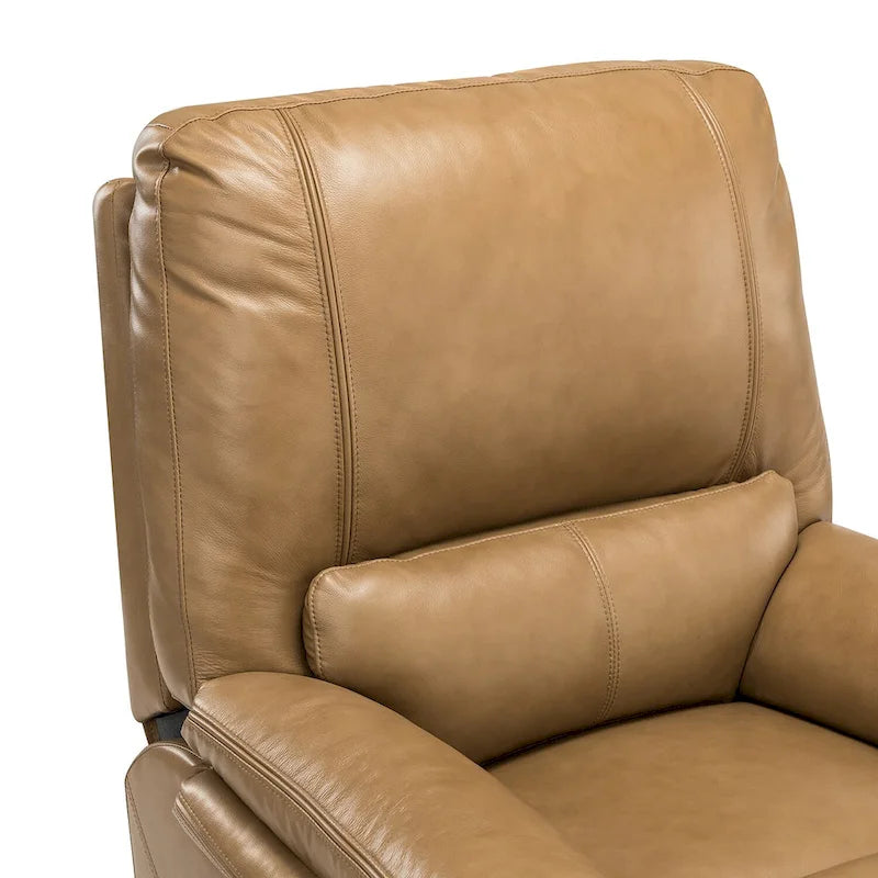 Fauteuil inclinable électrique en cuir véritable Mercedes avec coussin rembourré